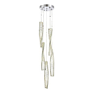 SL6205.103.05 Светильник подвесной ST-Luce Хром/Прозрачный LED 1*55W 4000K ЭЛИКА 500_191_2946823